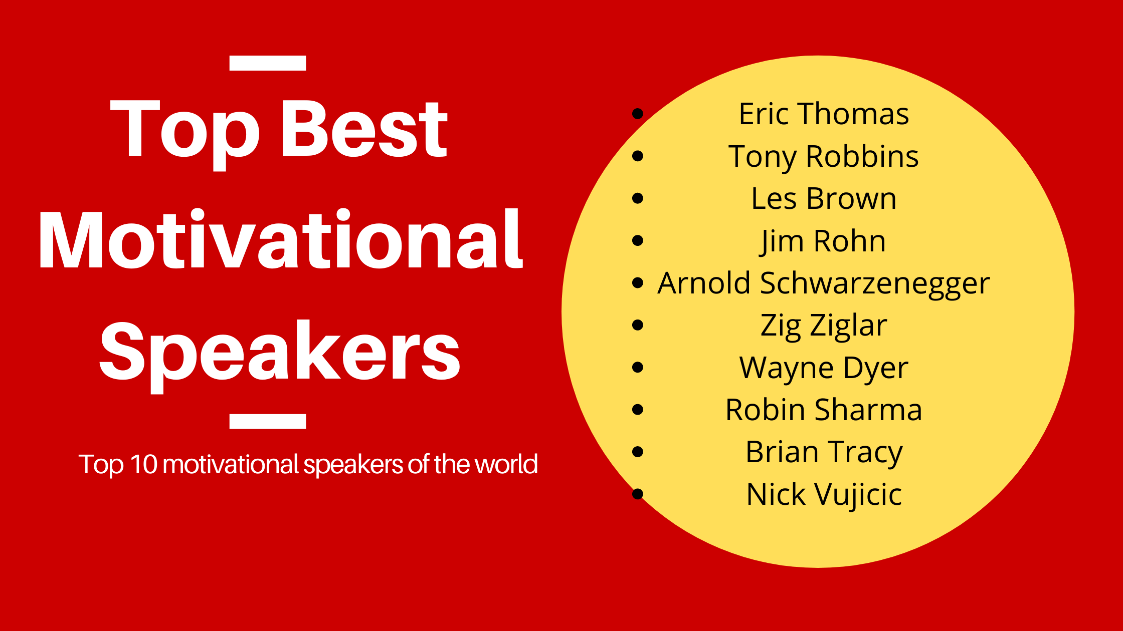 [BEST] Motivational Speakers - Top Best Motivational Speakers